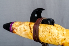Yellow Cedar Burl Native American Flute, Minor, Low E-4, #N28I (7)